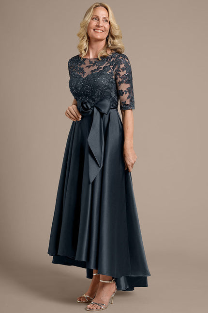 Robe Chic Mère Satinée - gallery 5