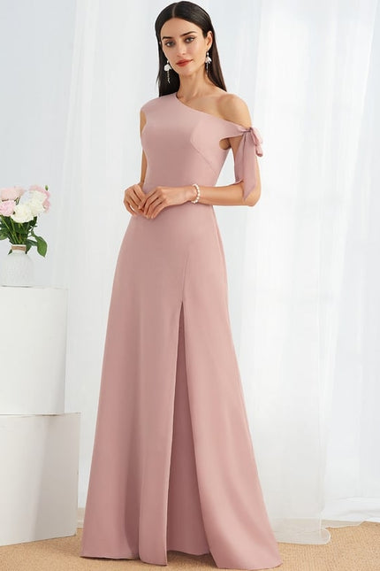 Robe Chic Asymétrique Rose