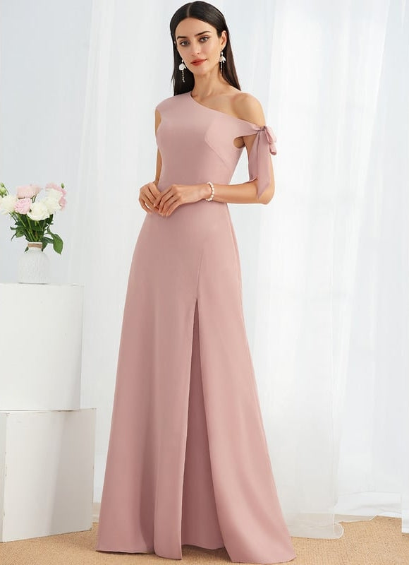 Robe Chic Asymétrique Rose