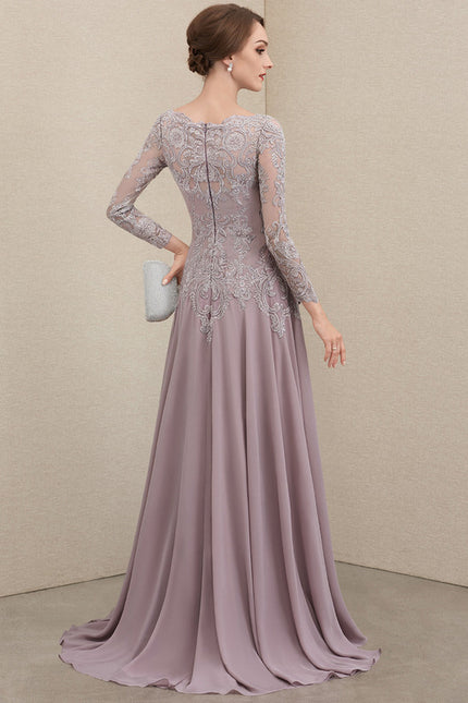 Robe De Soiree Chic Manche Longue - gallery 4