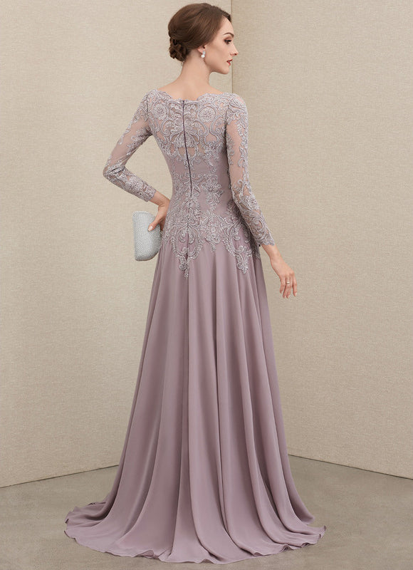 Robe De Soiree Chic Manche Longue - gallery 4
