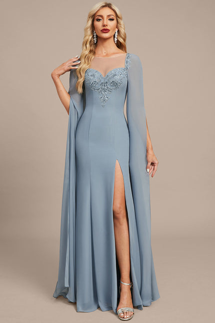 Robe Chic Éclat Azur Céleste