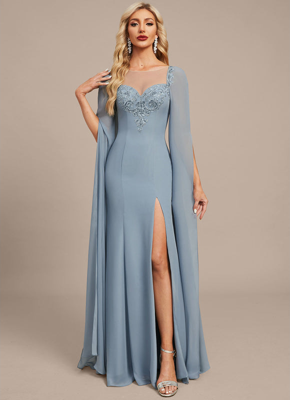 Robe Chic Éclat Azur Céleste