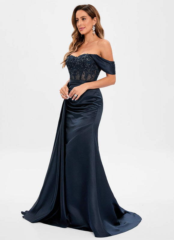 Robe Chic Satinée Éblouissante - gallery 5