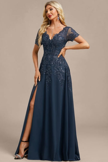 Robe Chic Longue Émeraude Élégante - gallery 4