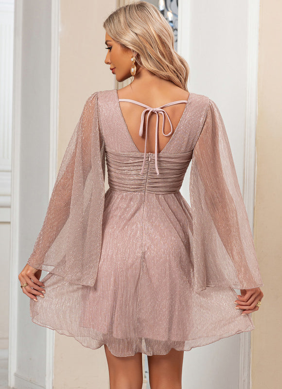 Robe Courte Manche Longue Chic - gallery 5