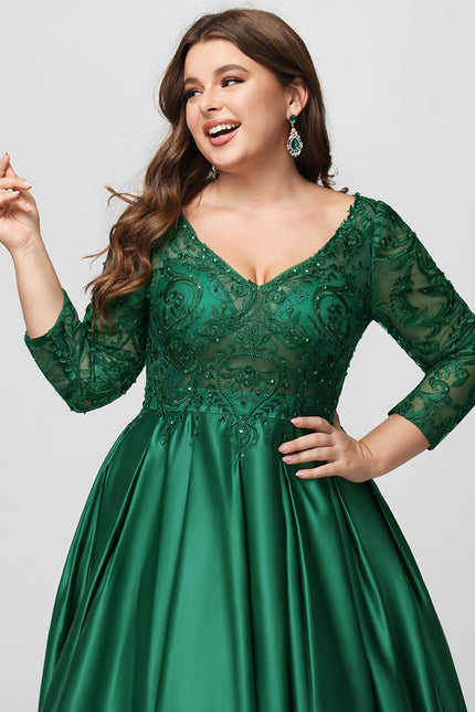 Robe Chic Éclat Vert Éternel - gallery 8