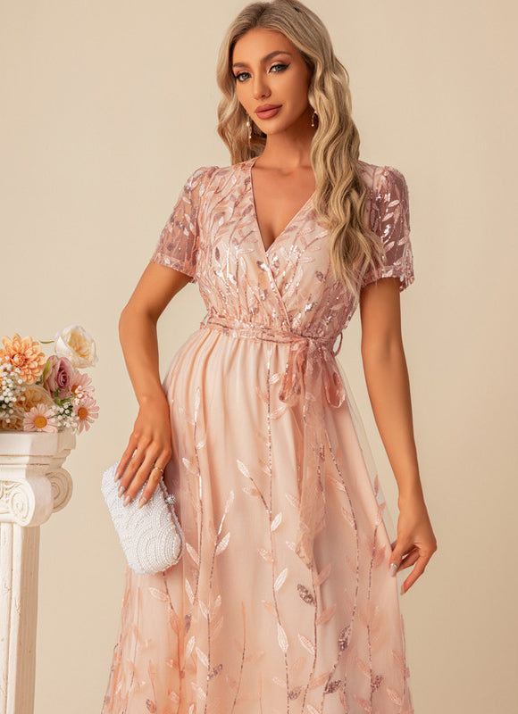 Robe Chic Cocktail Pailletée - gallery 5