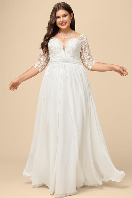 Robe Chic Vaporeuse Écrue - gallery 7