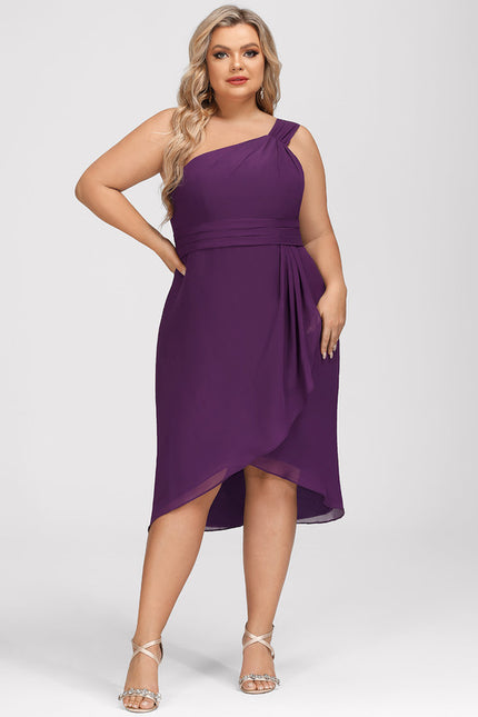 Robe Chic Violet Élégance Moderne - gallery 5