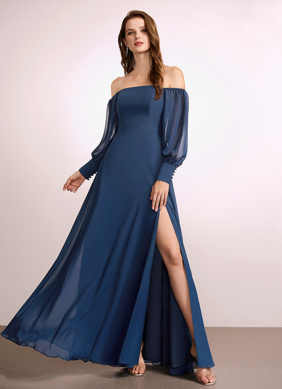 Robe Chic Mousseline Émeraude - gallery 3