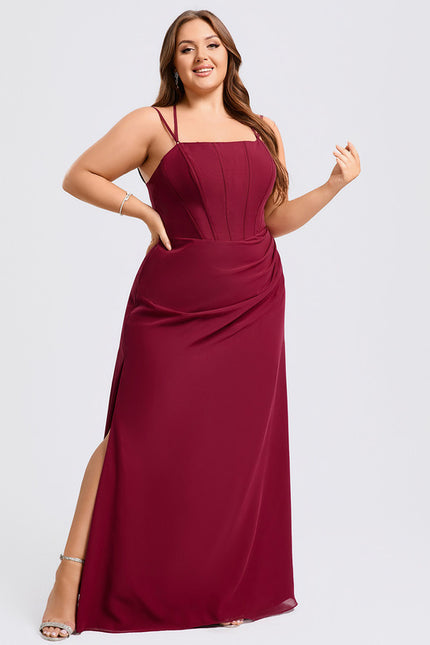 Robe Chic Sirène Bordeaux - gallery 7