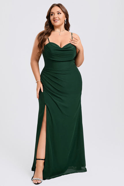 Robe Chic Longue Émeraude - gallery 7