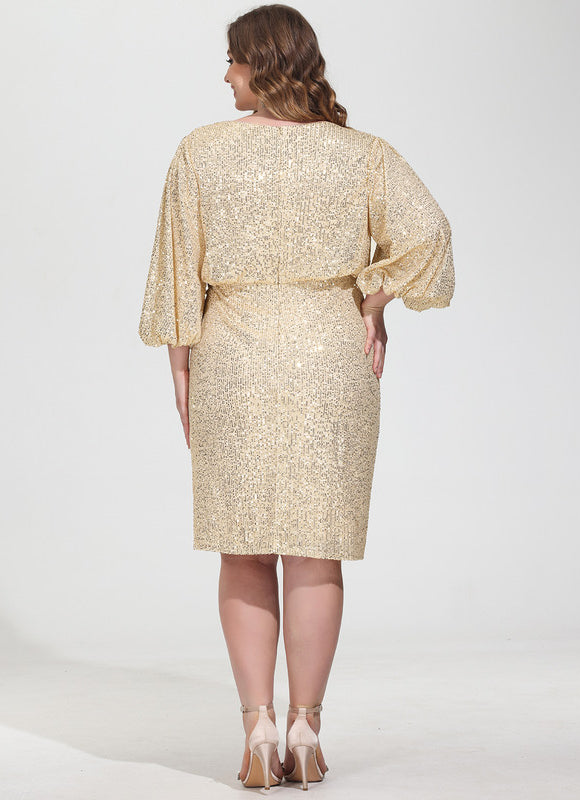 Robe Chic Lueur Dorée - gallery 9
