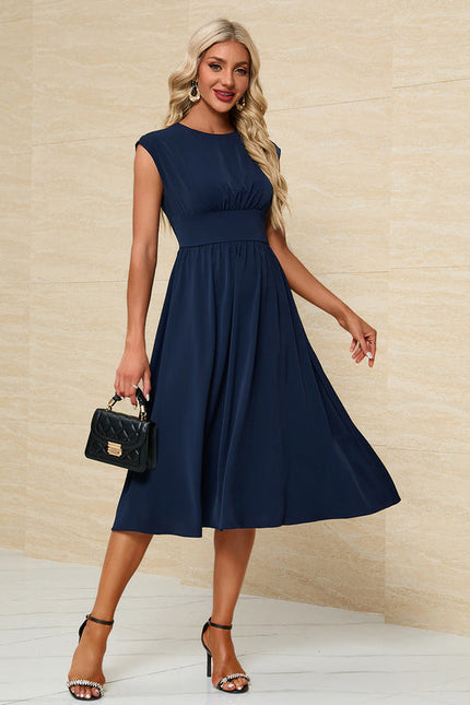 Robe Chic Noire Ajourée - gallery 3