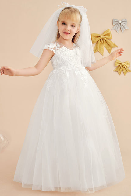 Robe Chic Florale Tulle - gallery 2