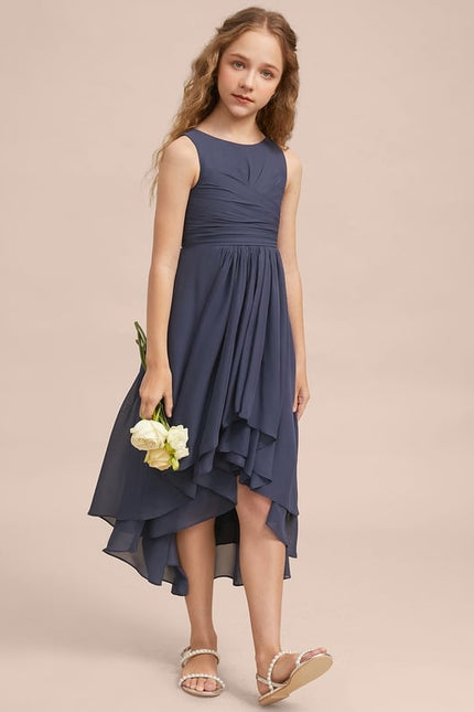 Robe Chic Bleu Nuit Élégant - gallery 1