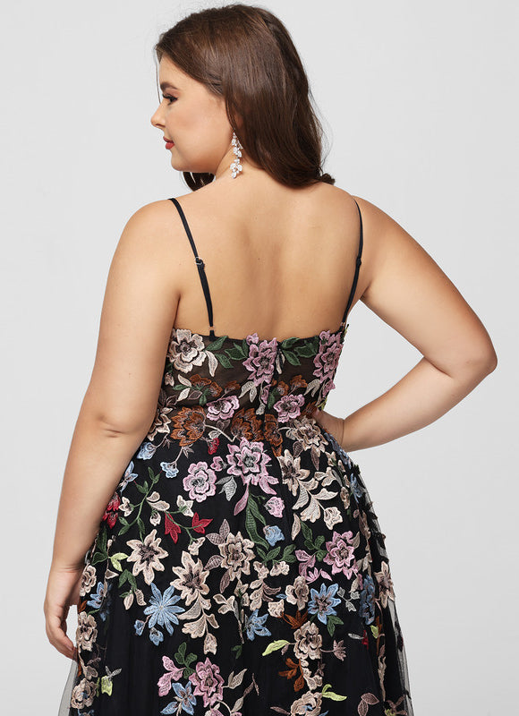 Robe Chic Fleurir Sombre - gallery 9