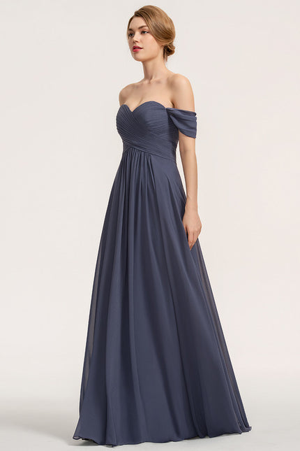 Robe Chic Violet Élégant - gallery 2