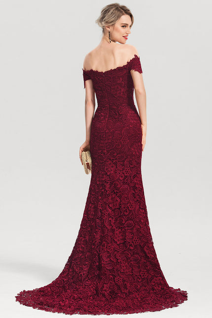 Robe Chic Bordeaux Élégance Lace - gallery 1