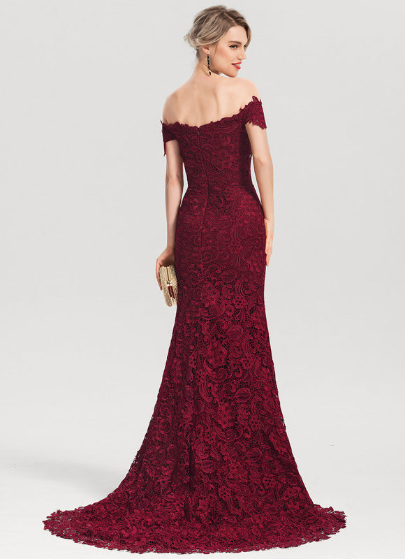 Robe Chic Bordeaux Élégance Lace - gallery 1