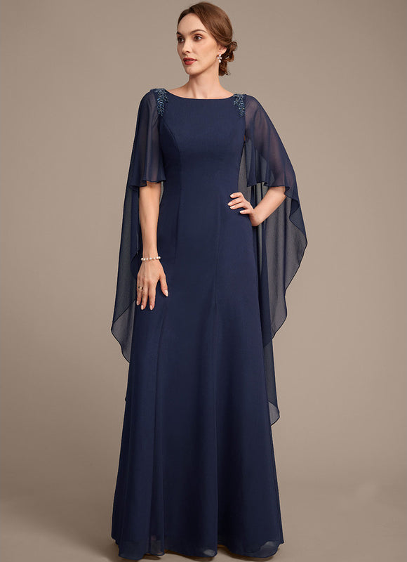 Robe Chic Bleu Nuit Élégante - gallery 3