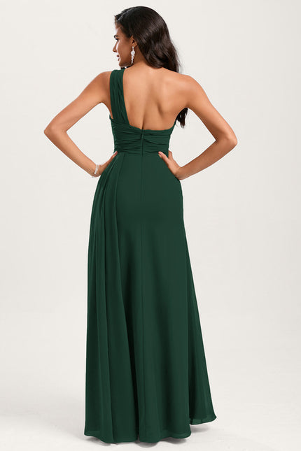 Robe Chic Asymétrique Beige - gallery 1
