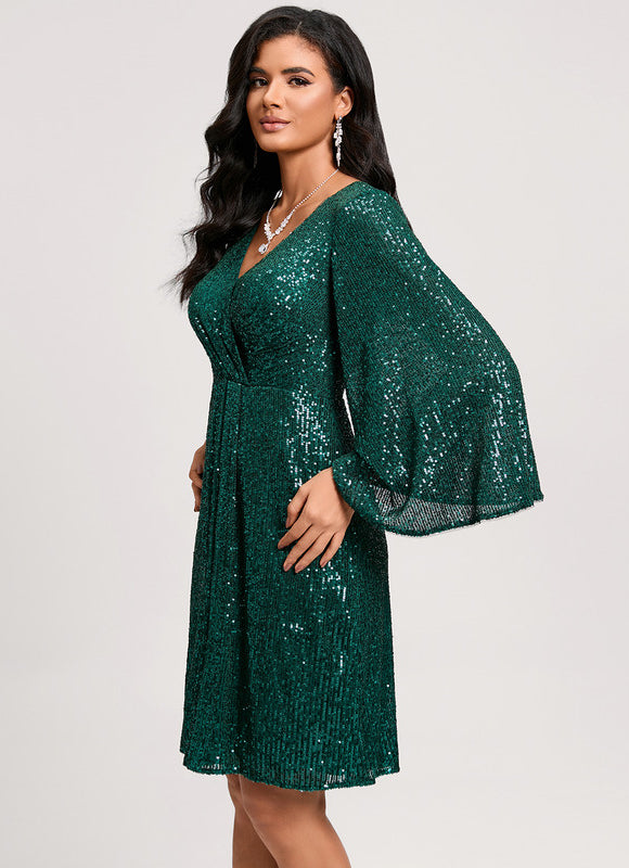 Robe Chic Éclat Émeraude - gallery 1
