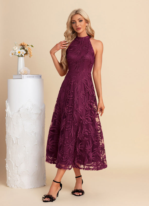 Robe Chic Mauve Florale - gallery 2