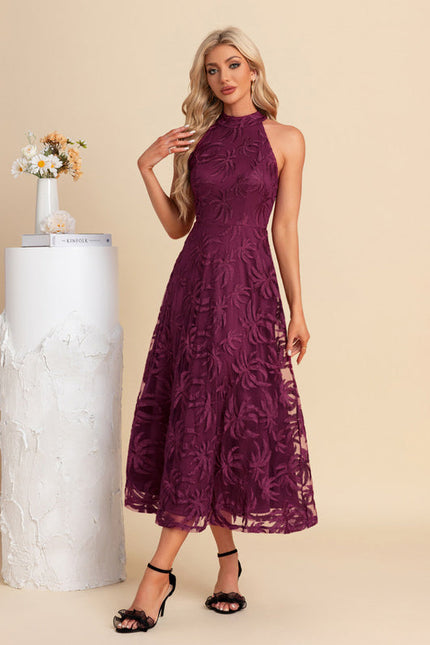 Robe Chic Mauve Florale - gallery 2