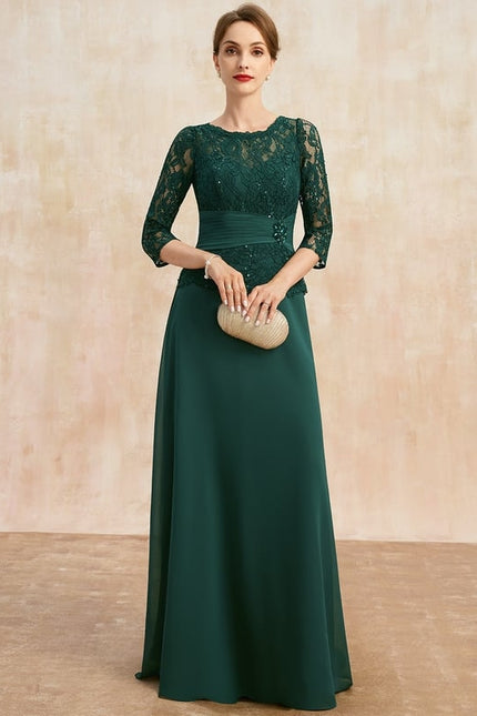 Robe Chic Vert Sombre Chic - gallery 3