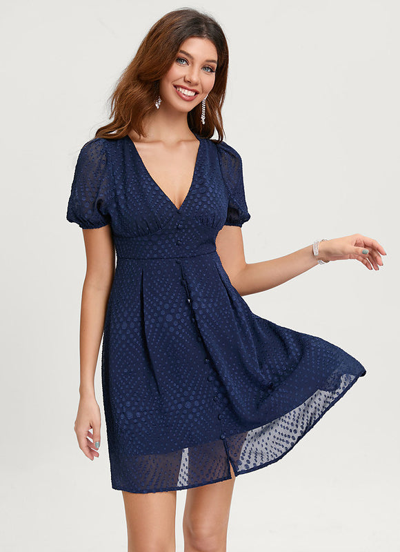 Robe Chic Courte Marine - gallery 4