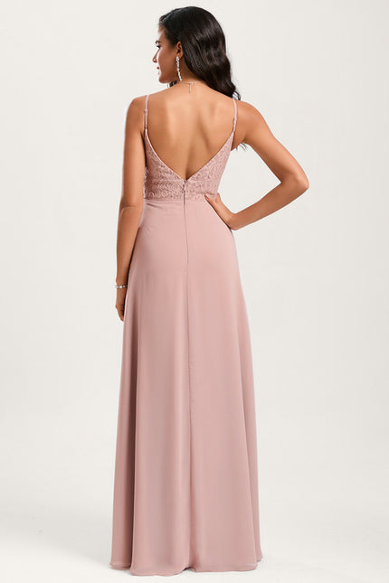 Robe Chic Élégance Rosée - gallery 3