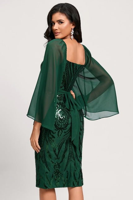 Robe Chic Mousseline Pailletée - gallery 5