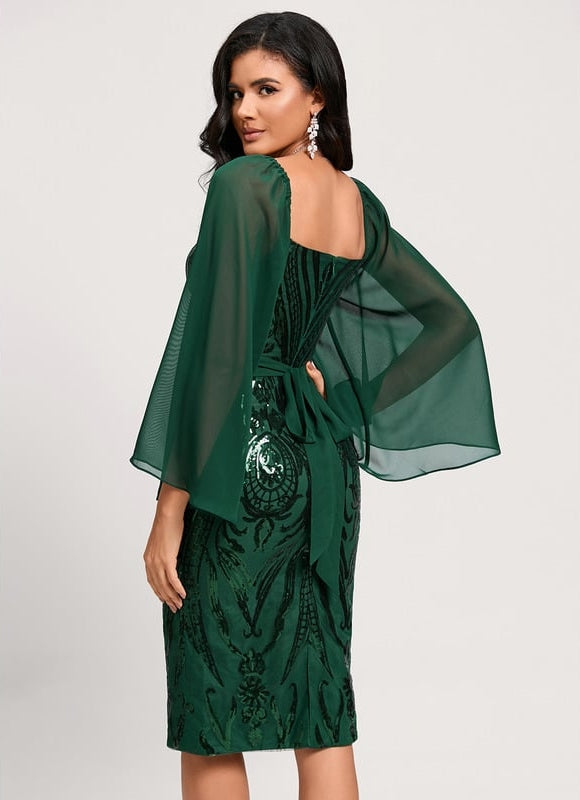 Robe Chic Mousseline Pailletée - gallery 5