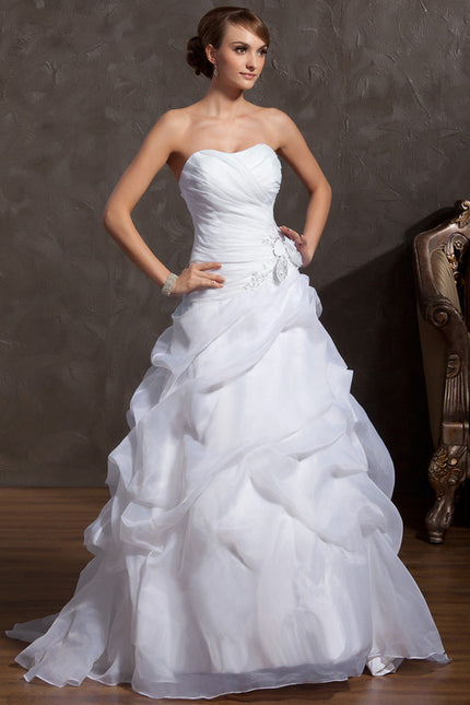 Robe Chic Éblouissante Blanchie - gallery 2