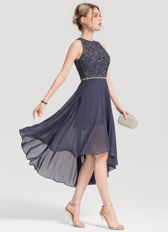 Robe Chic Élégance Verte Flottante - gallery 1