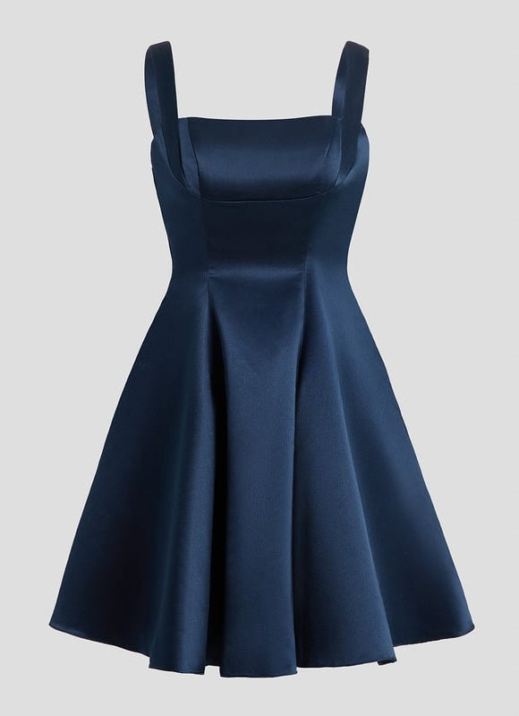 Robe Chic Satin Structuré