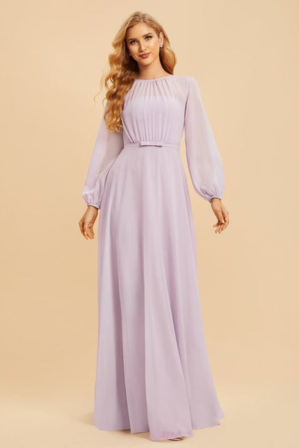 Robe Chic Lavande Flottante - gallery 5