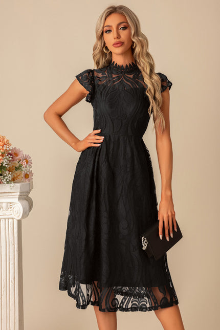 Robe Chic Dentelle Illusion - gallery 7