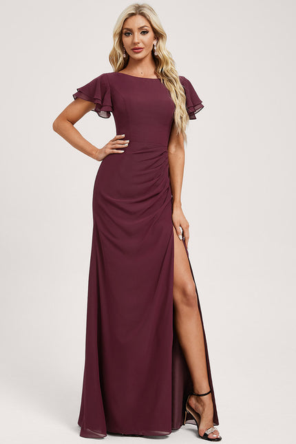 Robe Chic Flottante Bordeaux - gallery 2