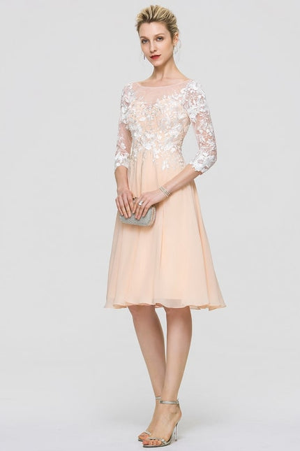 Robe Chic Chiffon Éclatante - gallery 4