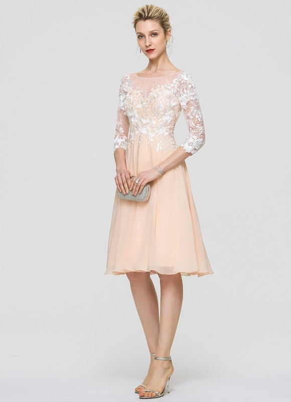 Robe Chic Chiffon Éclatante - gallery 4
