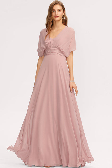 Robe Chic Élégance Rosée Éthérée - gallery 7