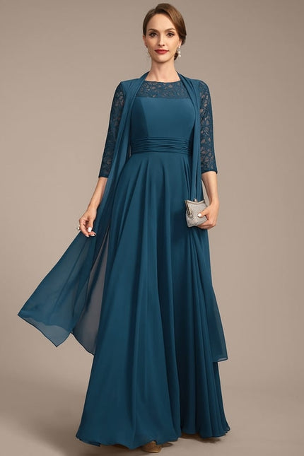 Robe Chic Bleu Majestueux - gallery 1