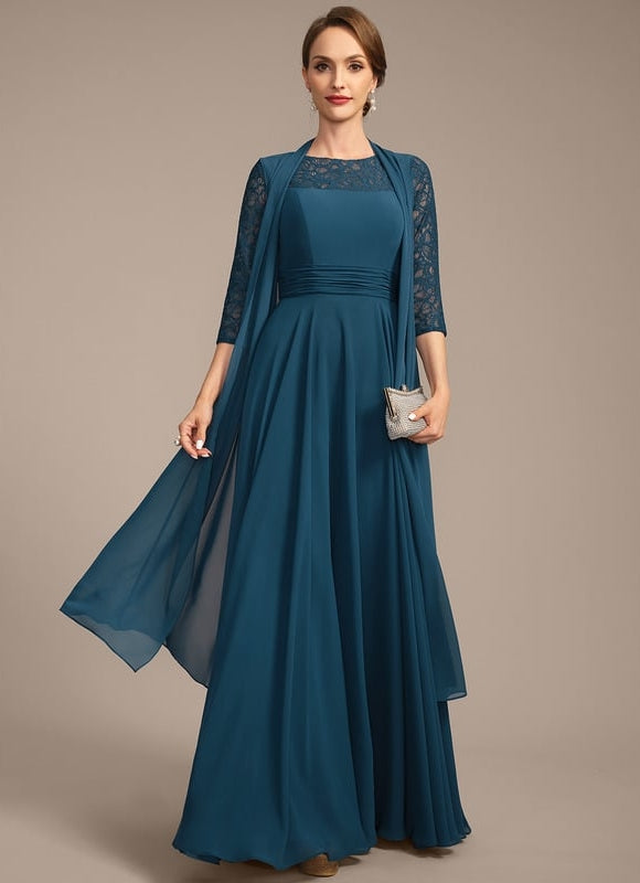 Robe Chic Bleu Majestueux - gallery 1