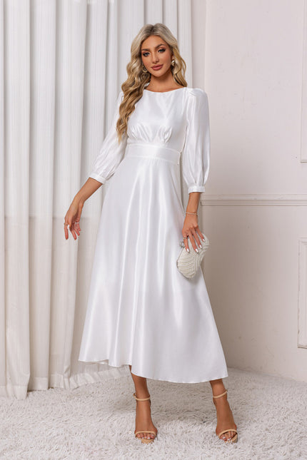Robe Chic Blanche Pour Mariage - gallery 1
