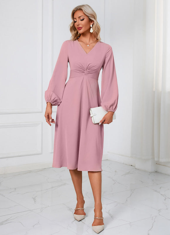 Robe Chic Midi Épurée - gallery 5