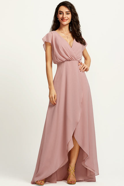 Robe Chic Mousseline Asymétrique
