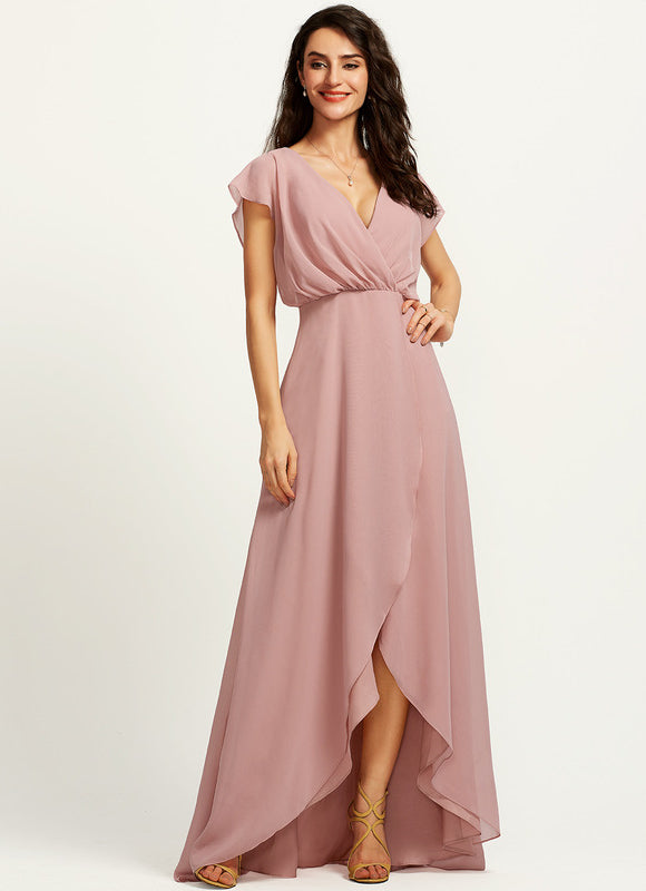 Robe Chic Mousseline Asymétrique